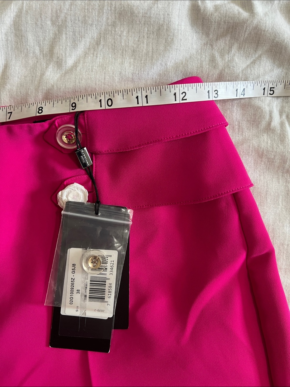 Guess by Marciano Wide Leg Pants NWT Pink Pleated Size XS - Picture 5 of 10